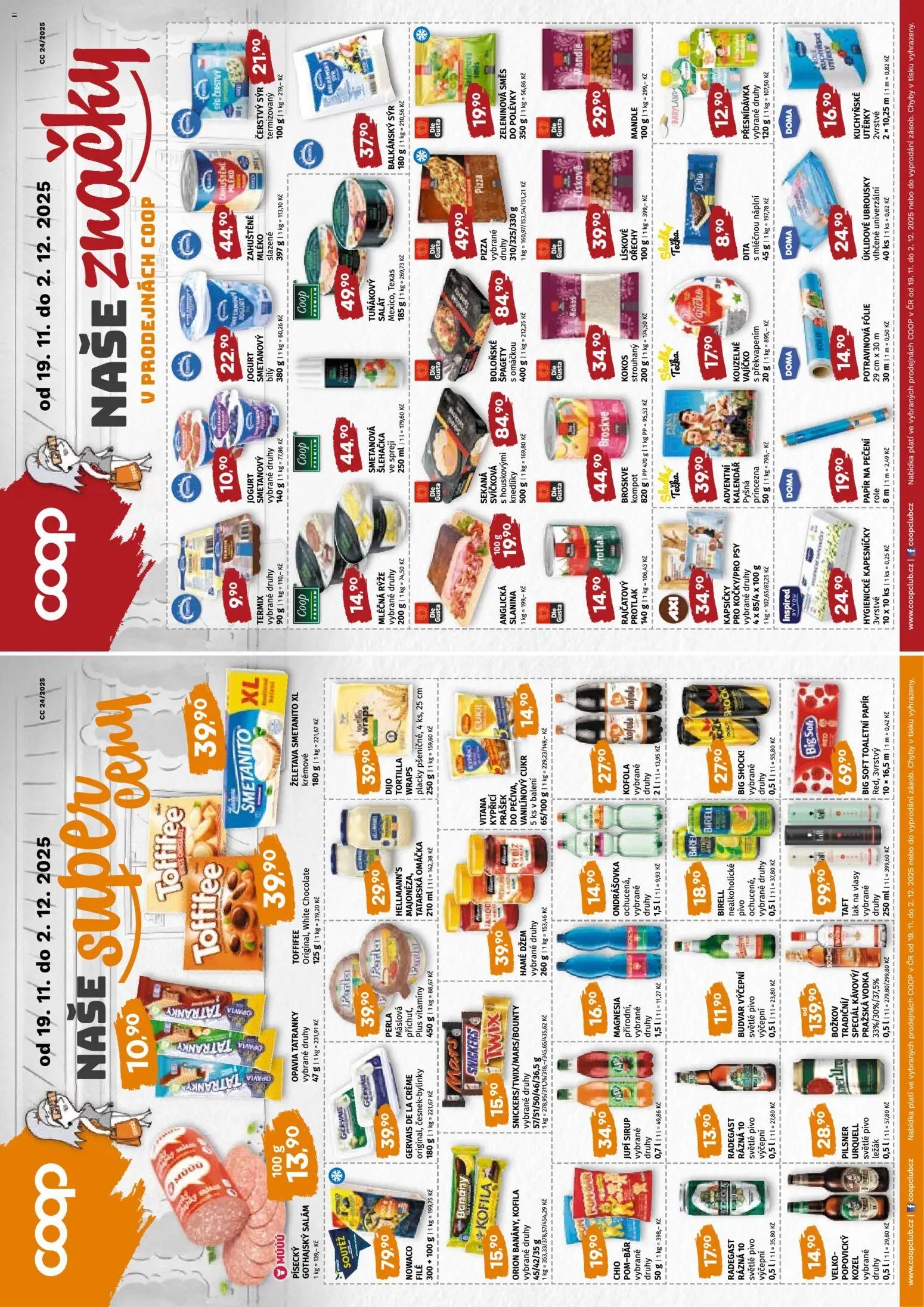 Coop leták - Západočeský region (2025-11-19 - 2025-12-02)