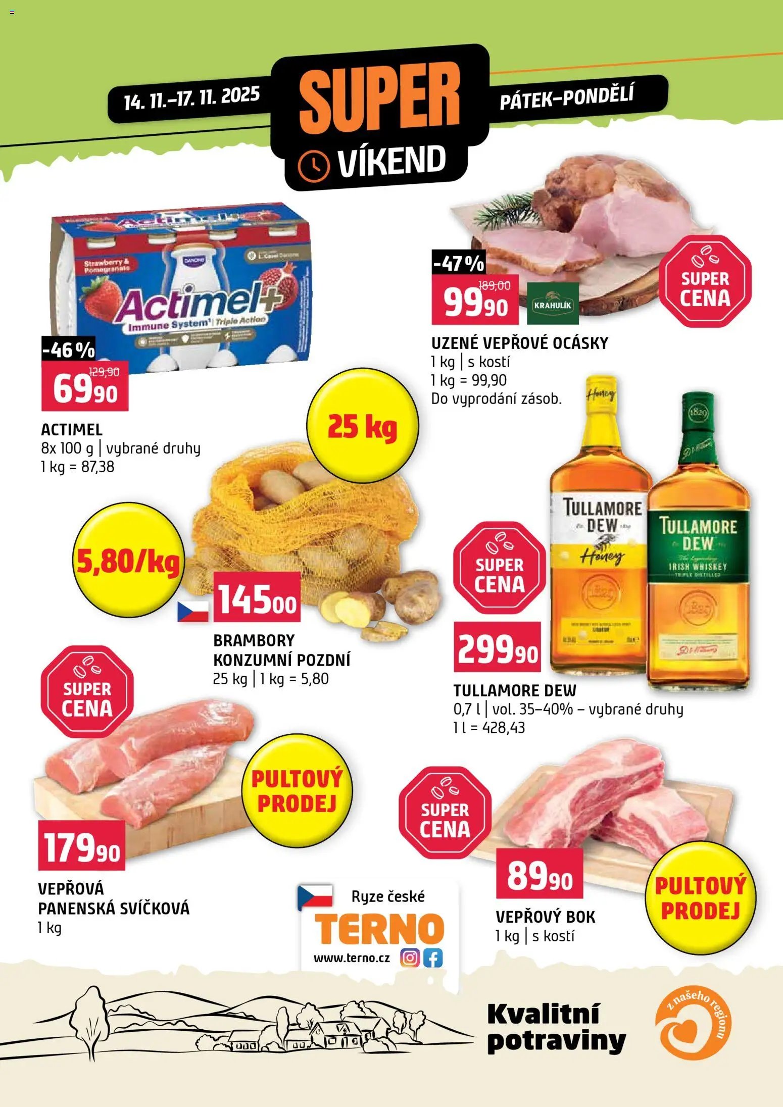 Terno leták - Super víkend (2025-11-14 - 2025-11-17)