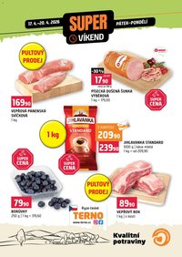 Terno leták - Super víkend (2026-04-17 - 2026-04-20)
