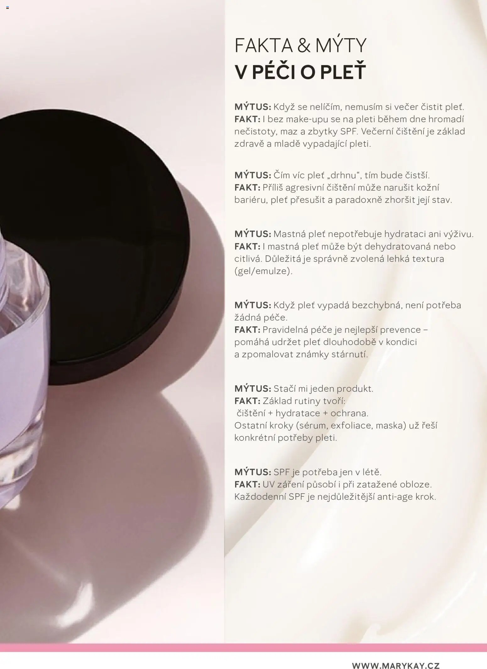 Mary Kay katalog - Průvodce péčí o pleť