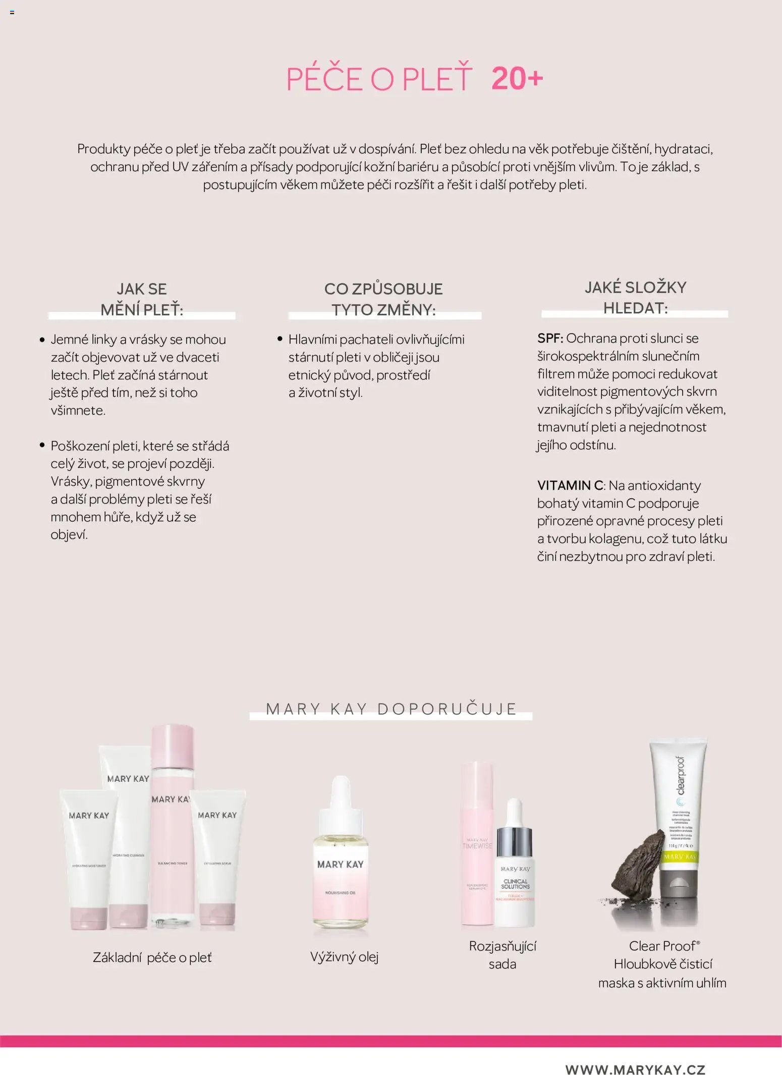 Mary Kay katalog - Průvodce péčí o pleť