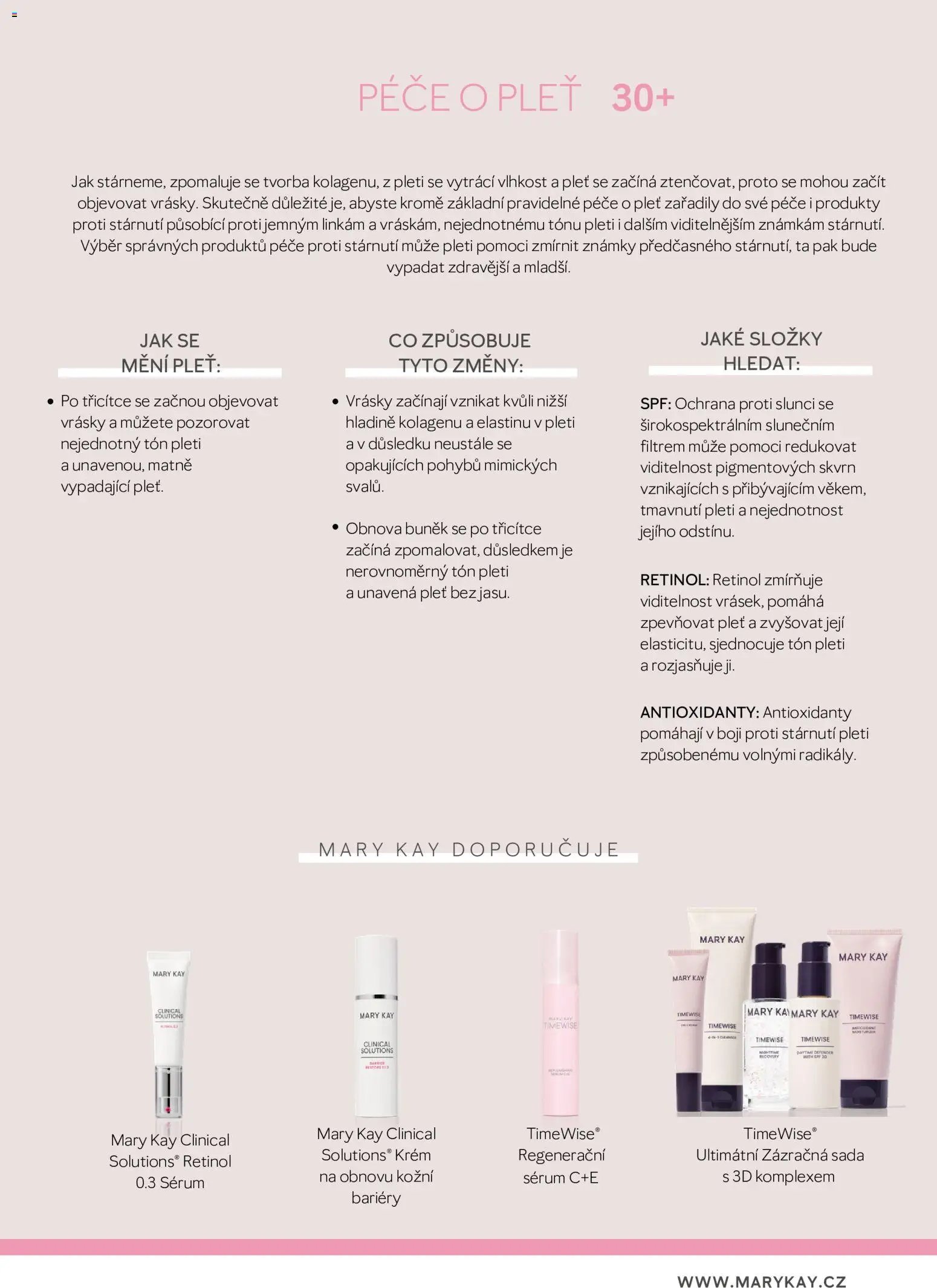 Mary Kay katalog - Průvodce péčí o pleť