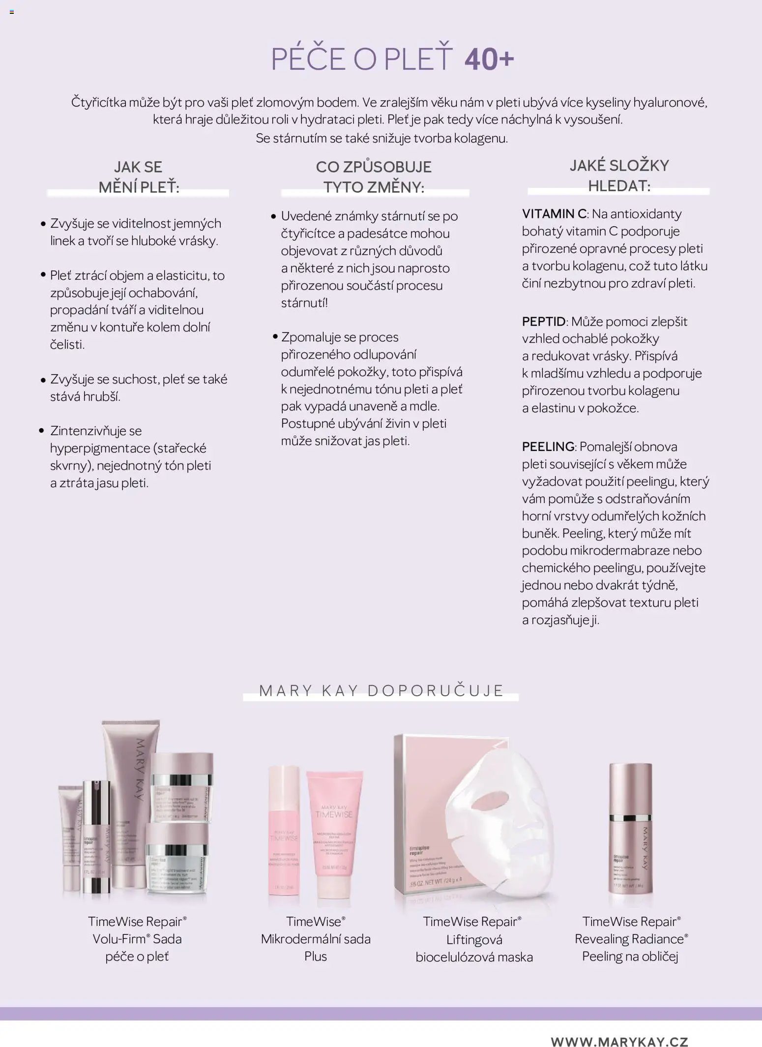 Mary Kay katalog - Průvodce péčí o pleť