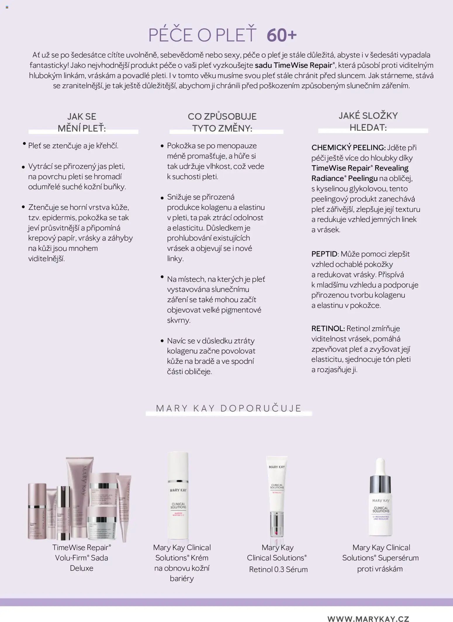 Mary Kay katalog - Průvodce péčí o pleť