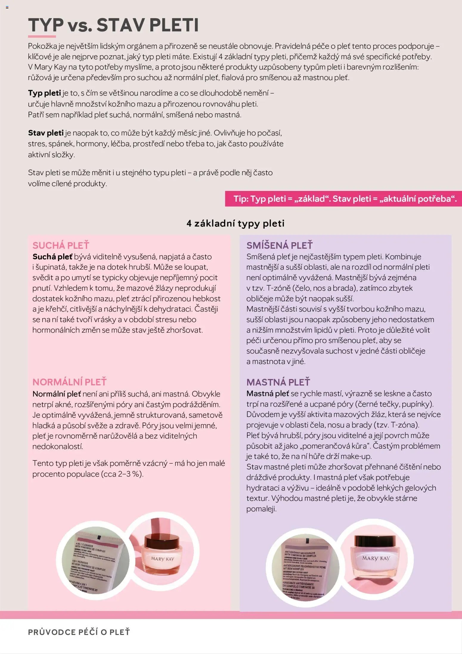 Mary Kay katalog - Průvodce péčí o pleť