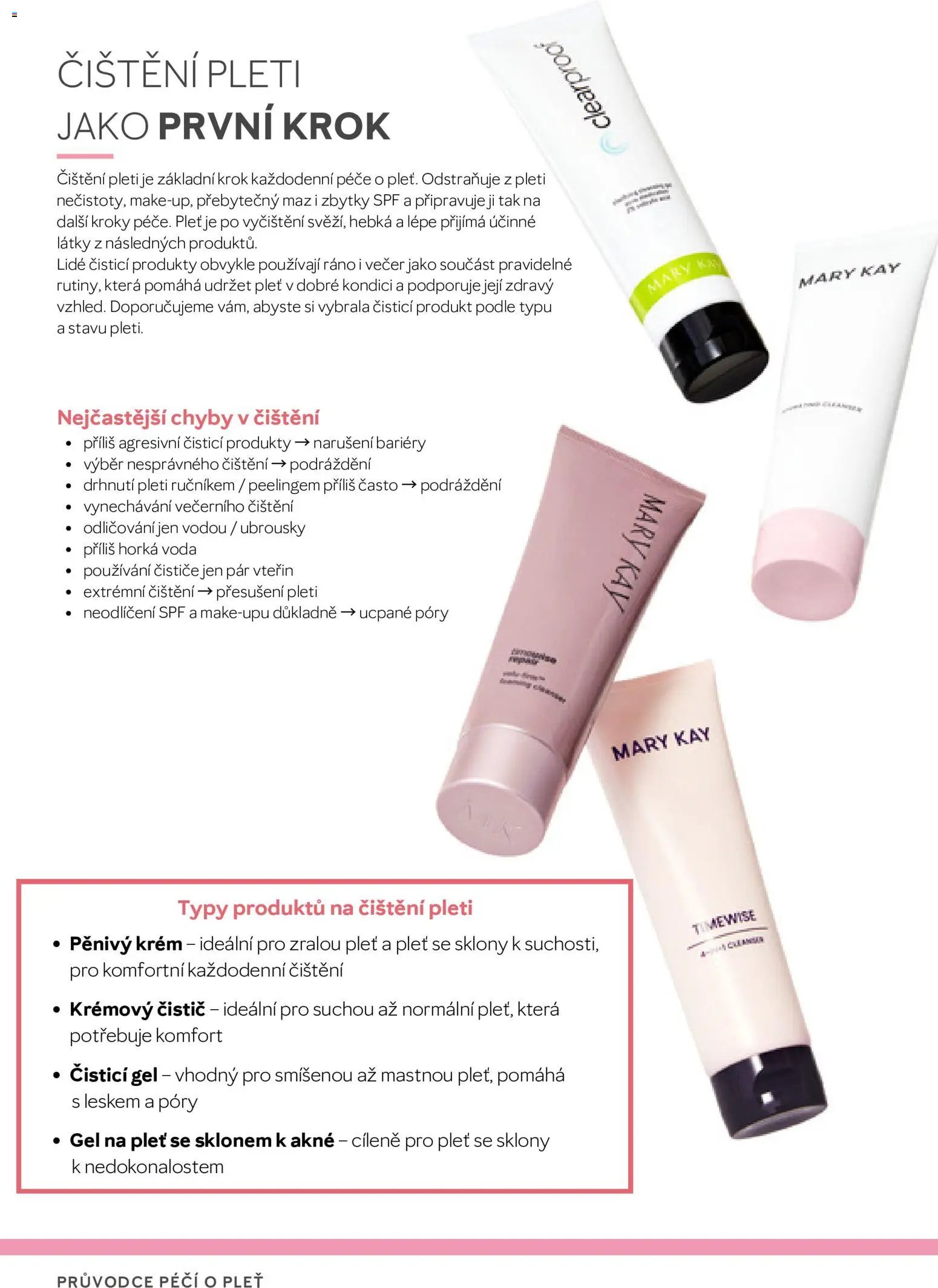 Mary Kay katalog - Průvodce péčí o pleť