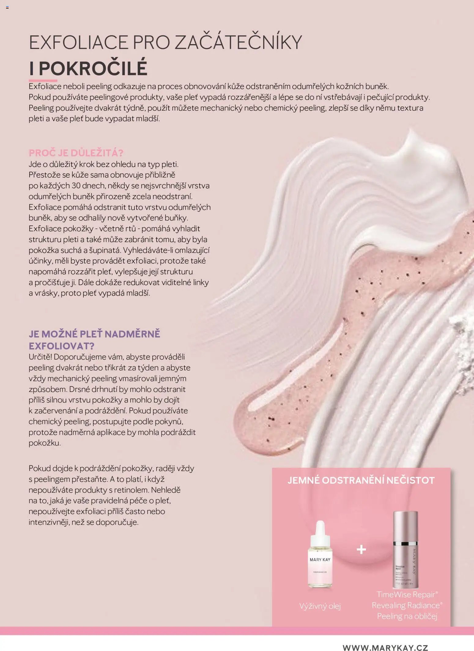 Mary Kay katalog - Průvodce péčí o pleť