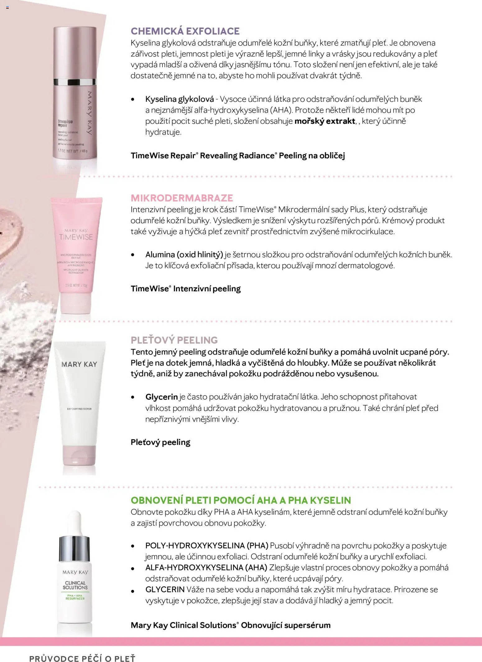 Mary Kay katalog - Průvodce péčí o pleť