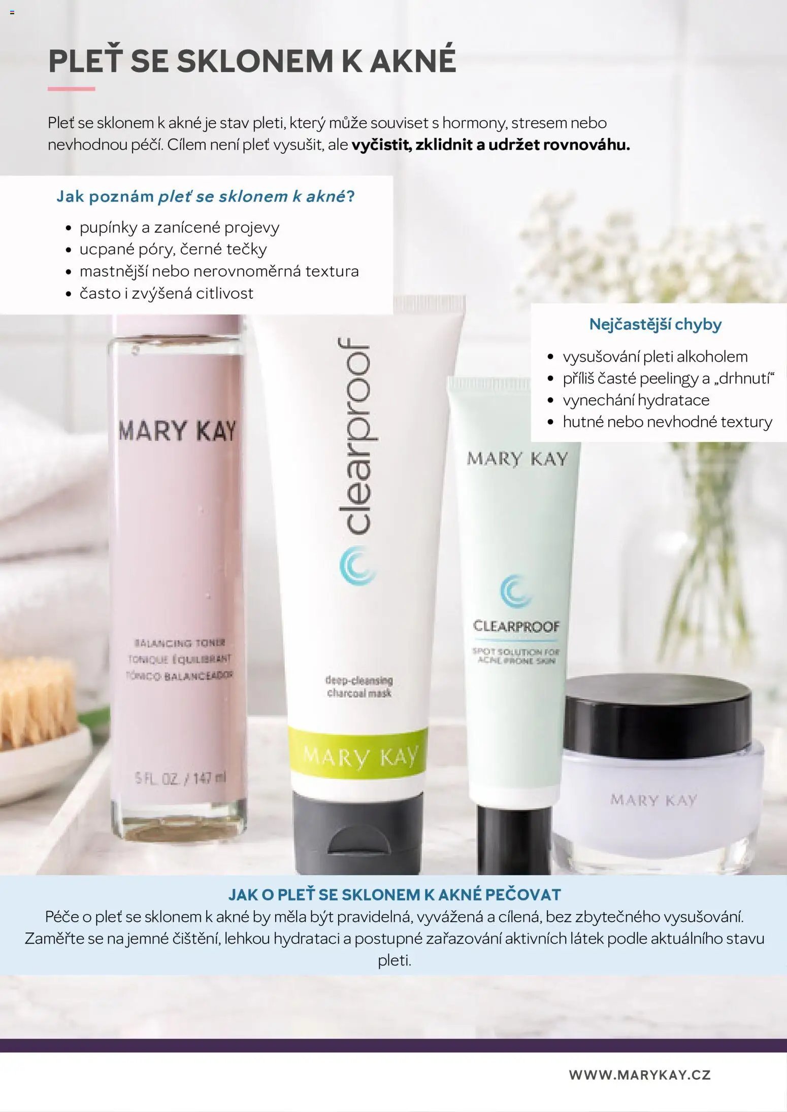 Mary Kay katalog - Průvodce péčí o pleť
