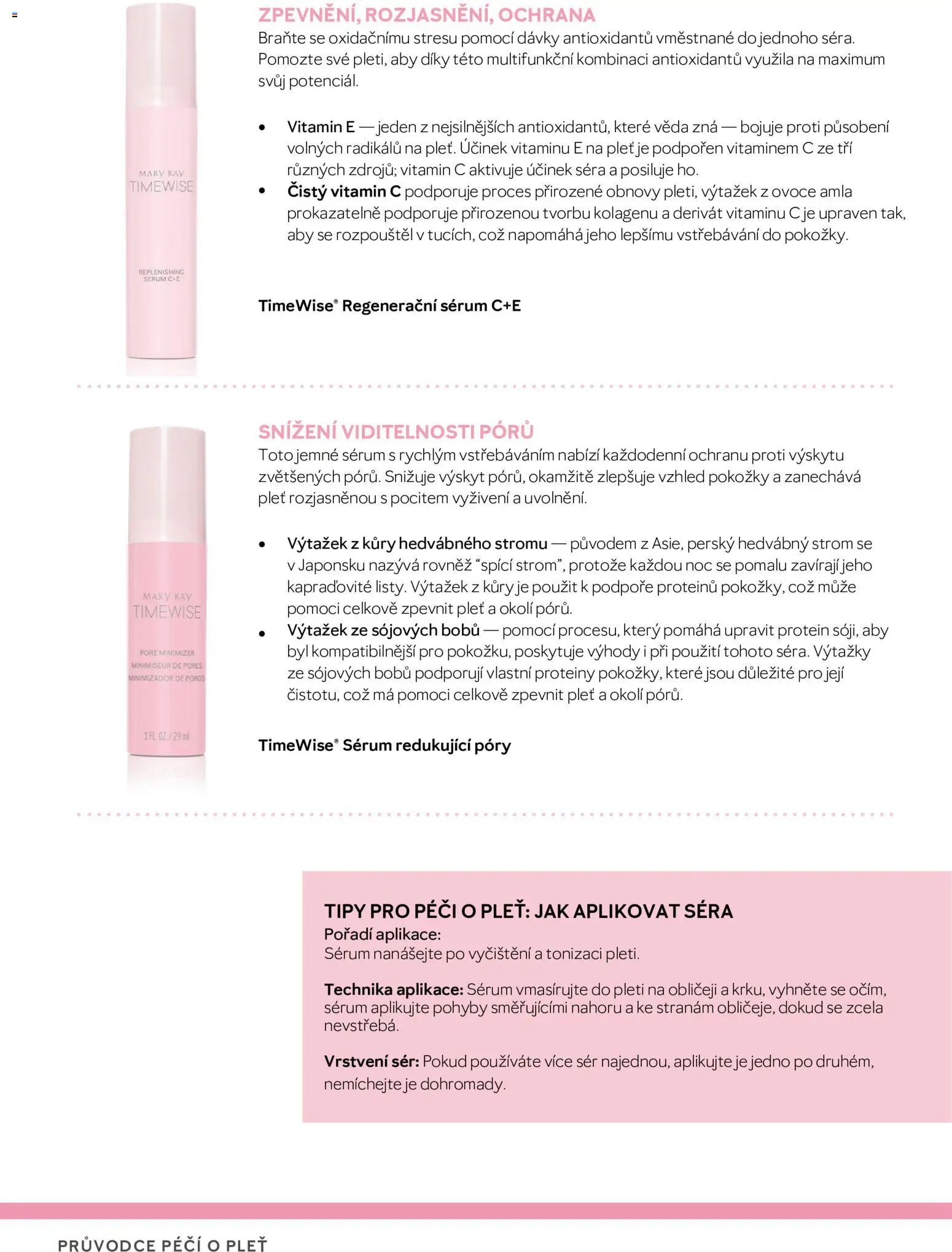 Mary Kay katalog - Průvodce péčí o pleť