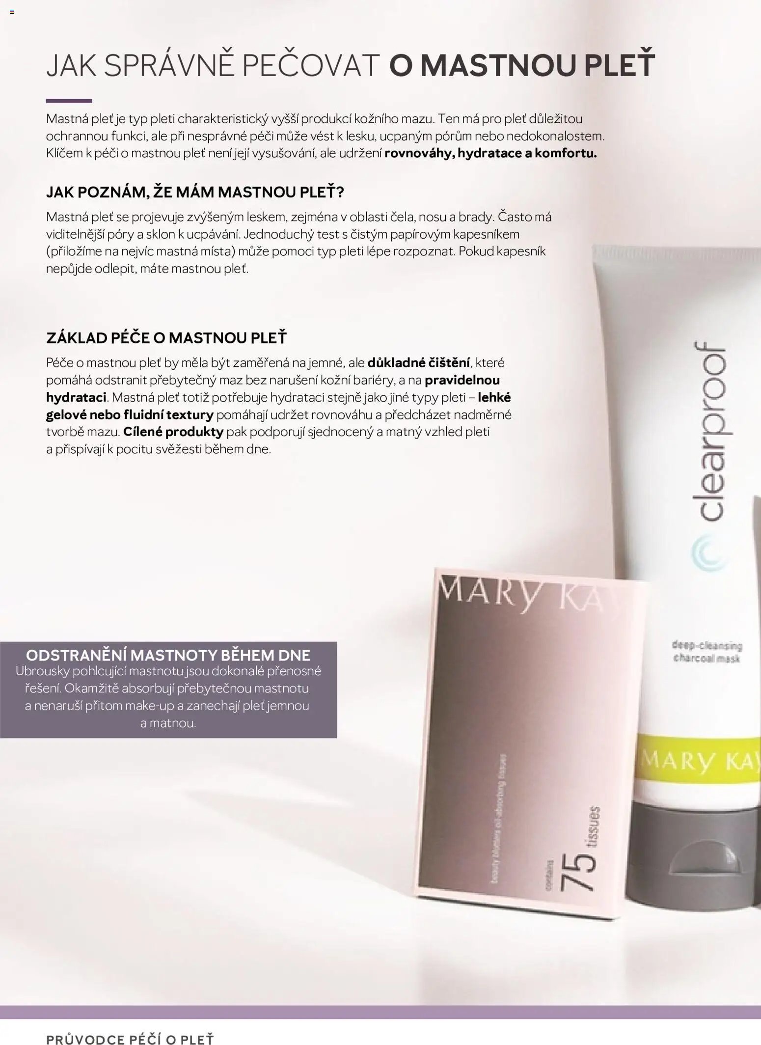 Mary Kay katalog - Průvodce péčí o pleť