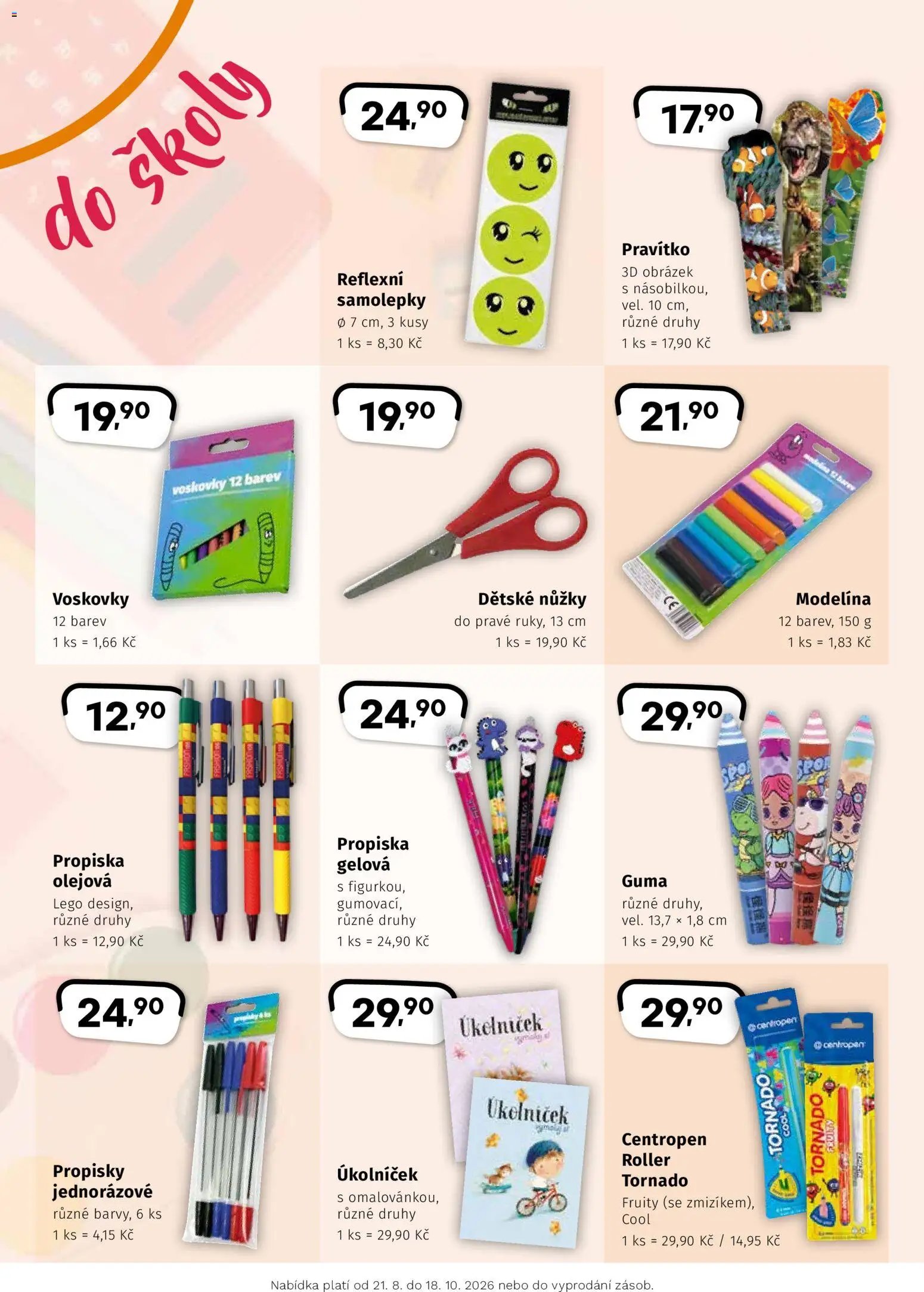 Coop leták - Hity škola + podzim