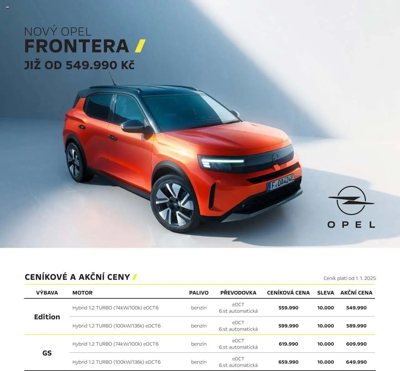 Opel katalog - Nová Frontera (2025-03-01 - 2026-02-28)