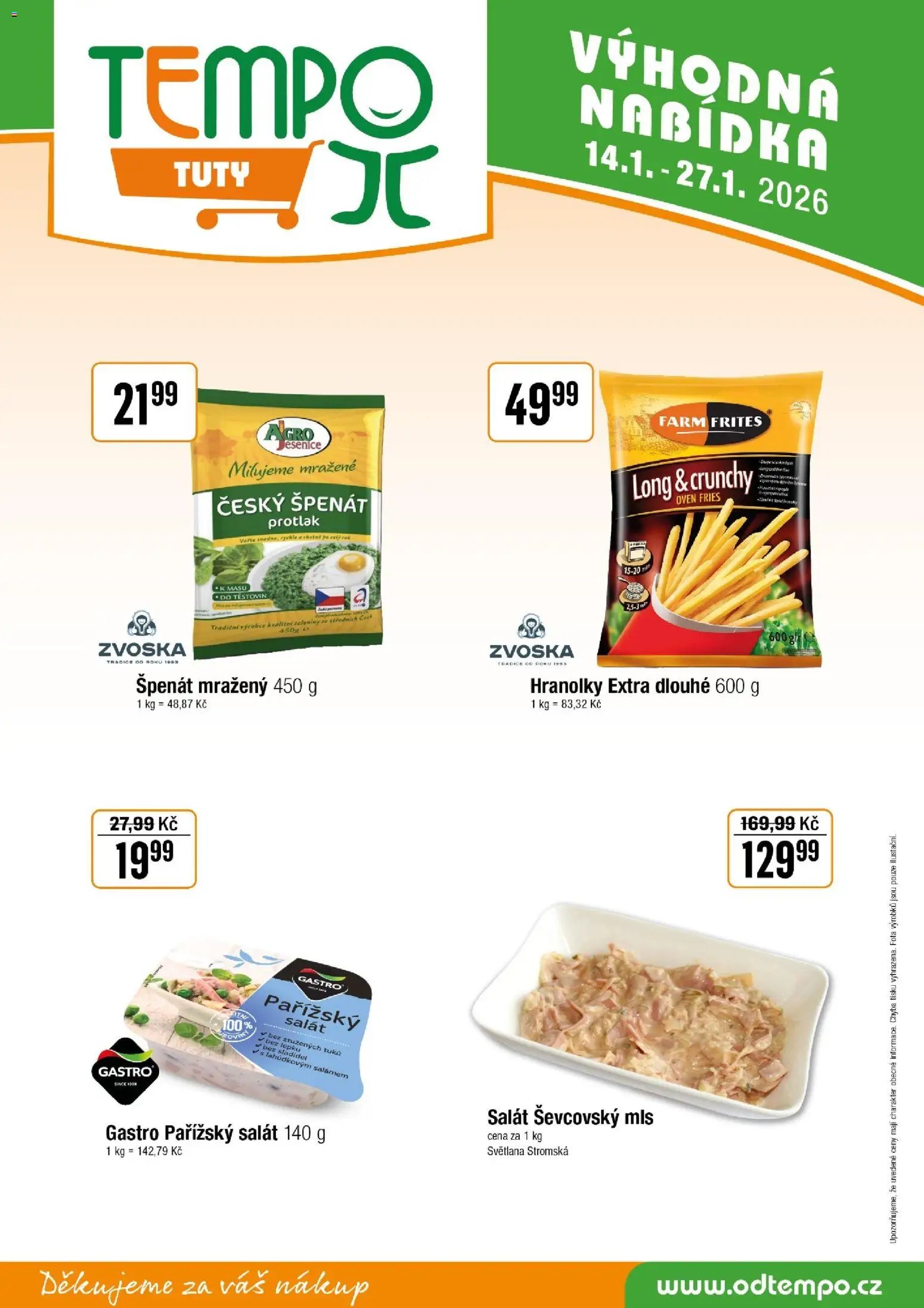 Tempo leták - Tuty (2026-01-14 - 2026-01-27)