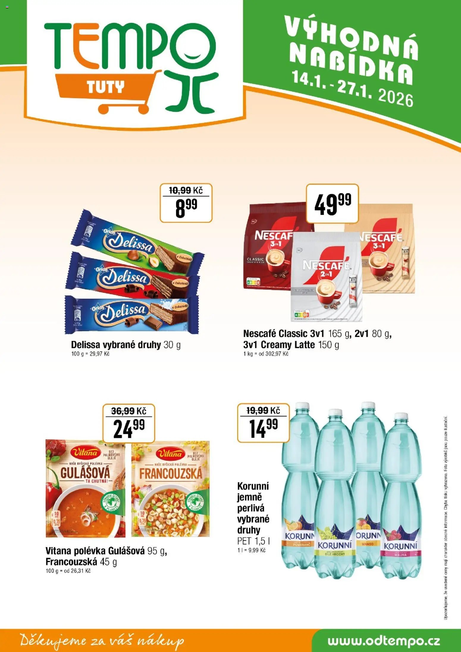 Tempo leták - Tuty (2026-01-14 - 2026-01-27)