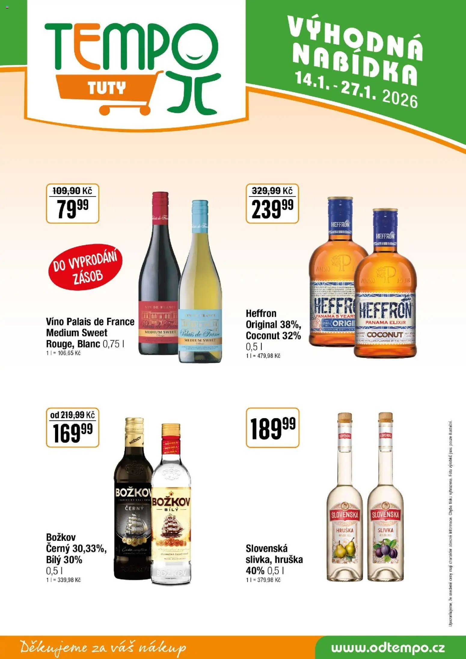 Tempo leták - Tuty (2026-01-14 - 2026-01-27)