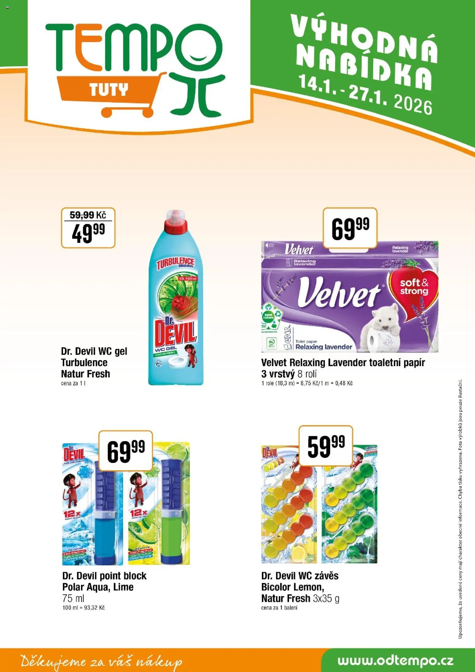 Tempo leták - Tuty (2026-01-14 - 2026-01-27)