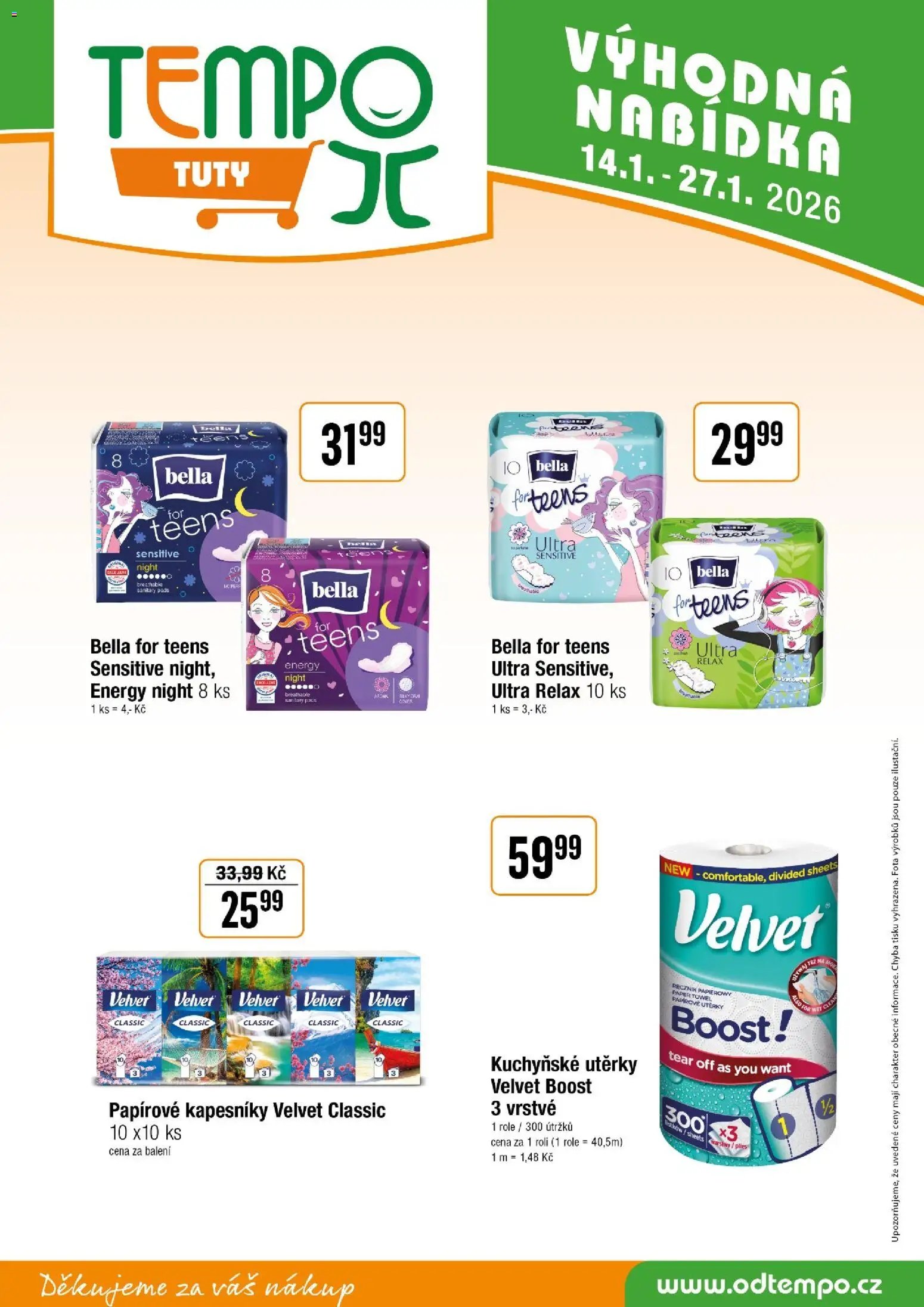 Tempo leták - Tuty (2026-01-14 - 2026-01-27)