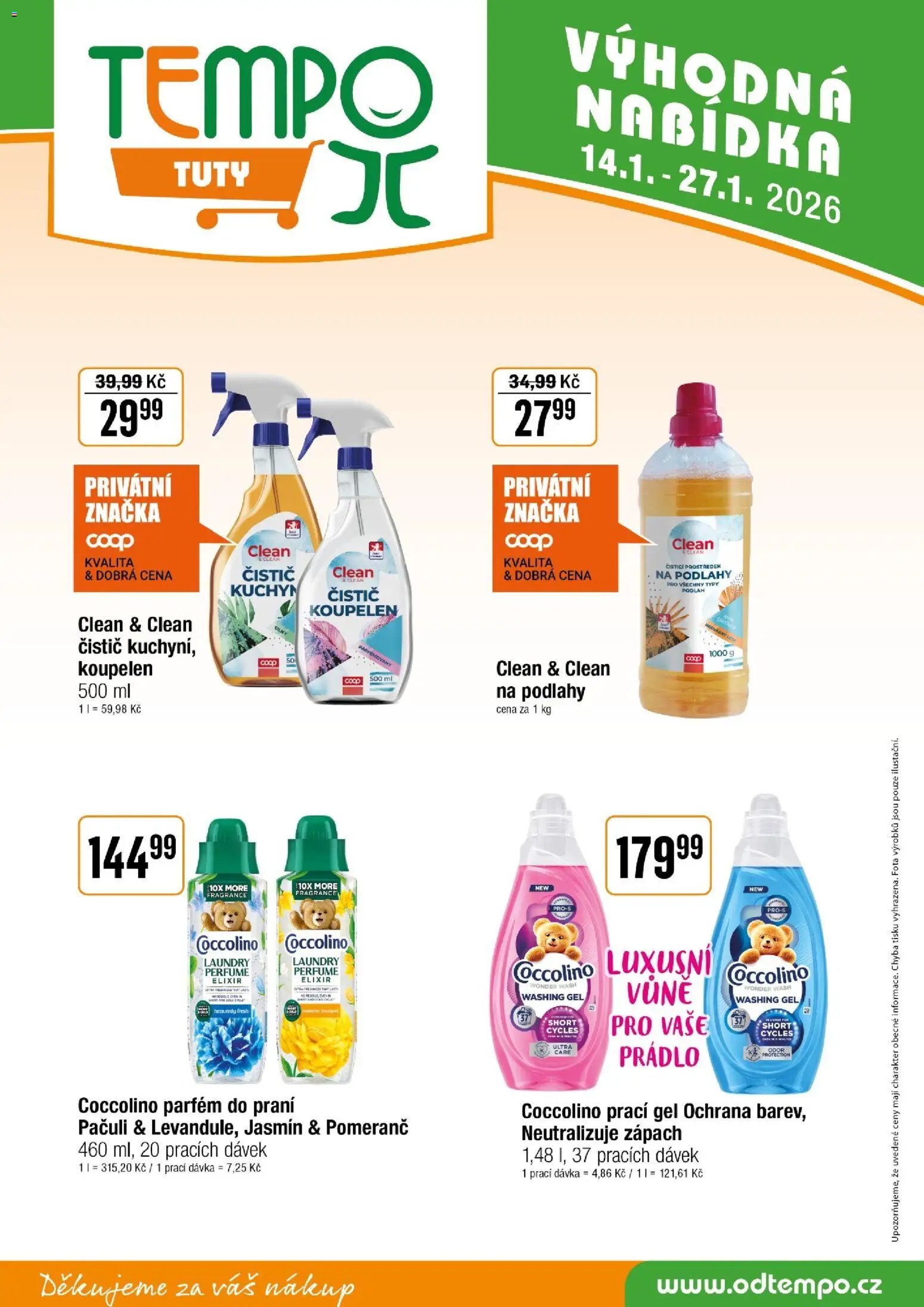 Tempo leták - Tuty (2026-01-14 - 2026-01-27)