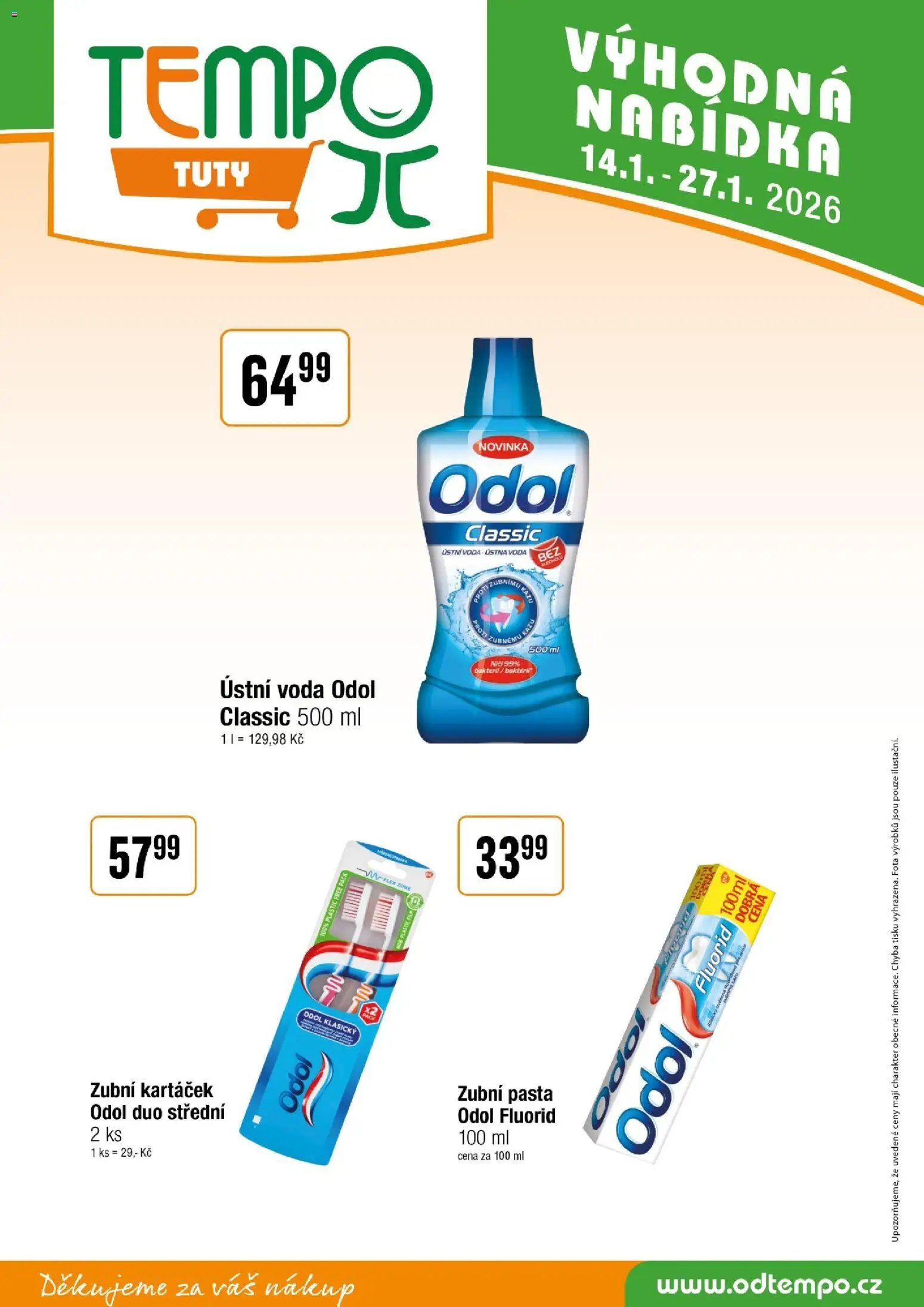 Tempo leták - Tuty (2026-01-14 - 2026-01-27)