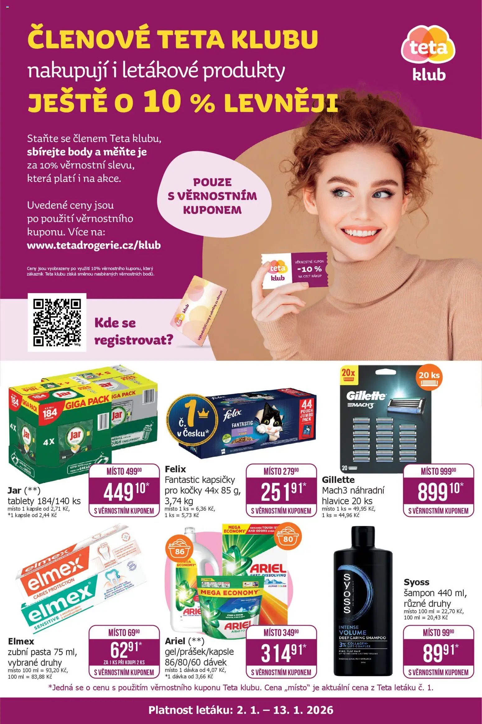 TETA Drogerie leták - Klub (2026-01-02 - 2026-01-13)