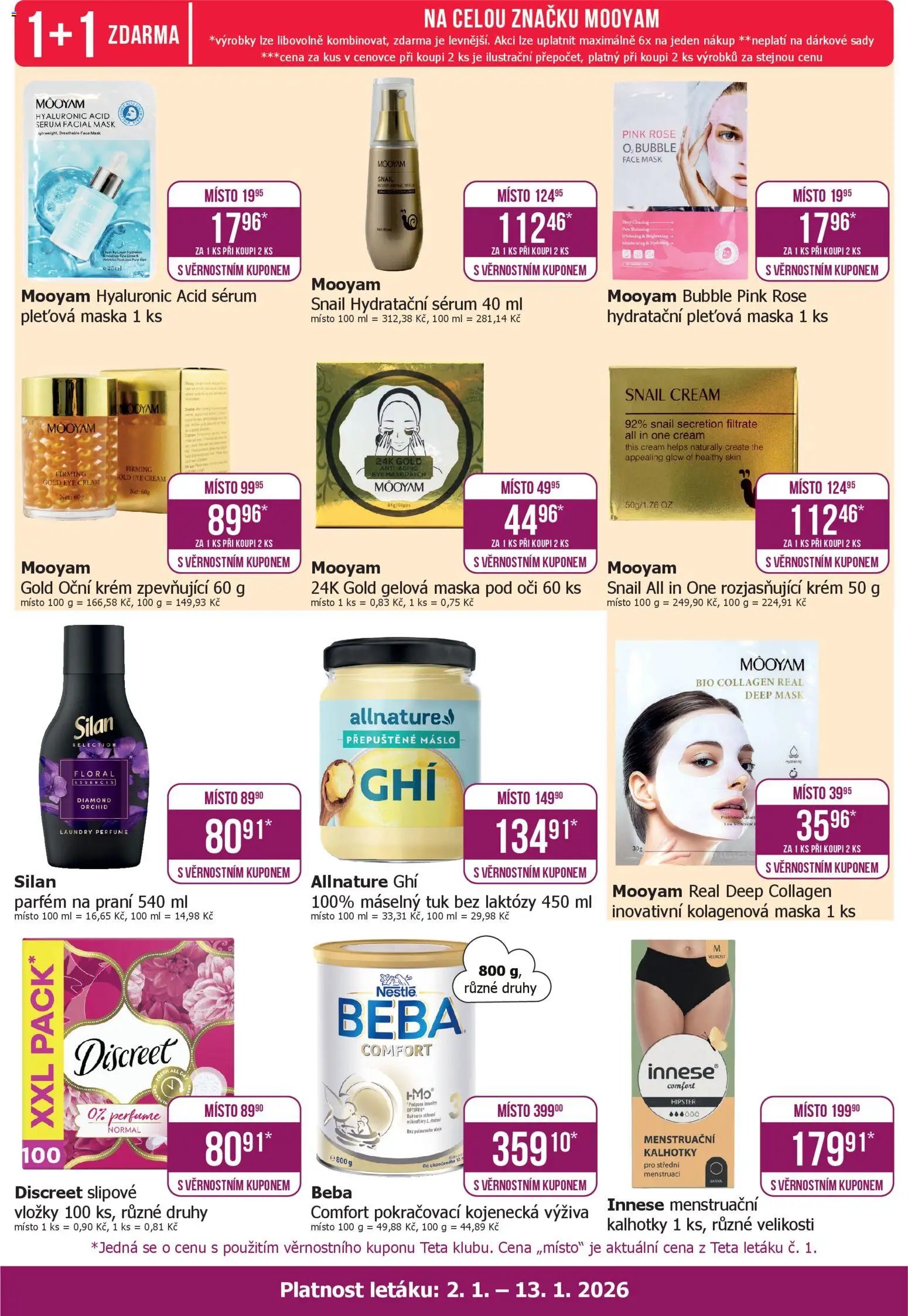 TETA Drogerie leták - Klub (2026-01-02 - 2026-01-13)