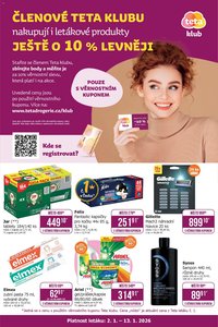 TETA Drogerie leták - Klub (2026-01-02 - 2026-01-13)