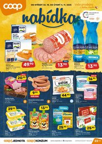 Coop leták - Západočeský region (2025-10-22 - 2025-11-04)