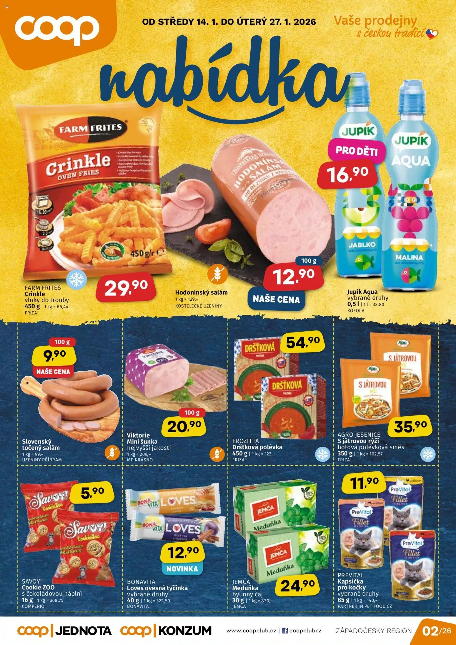 Coop leták - Západočeský region (2026-01-14 - 2026-01-27)