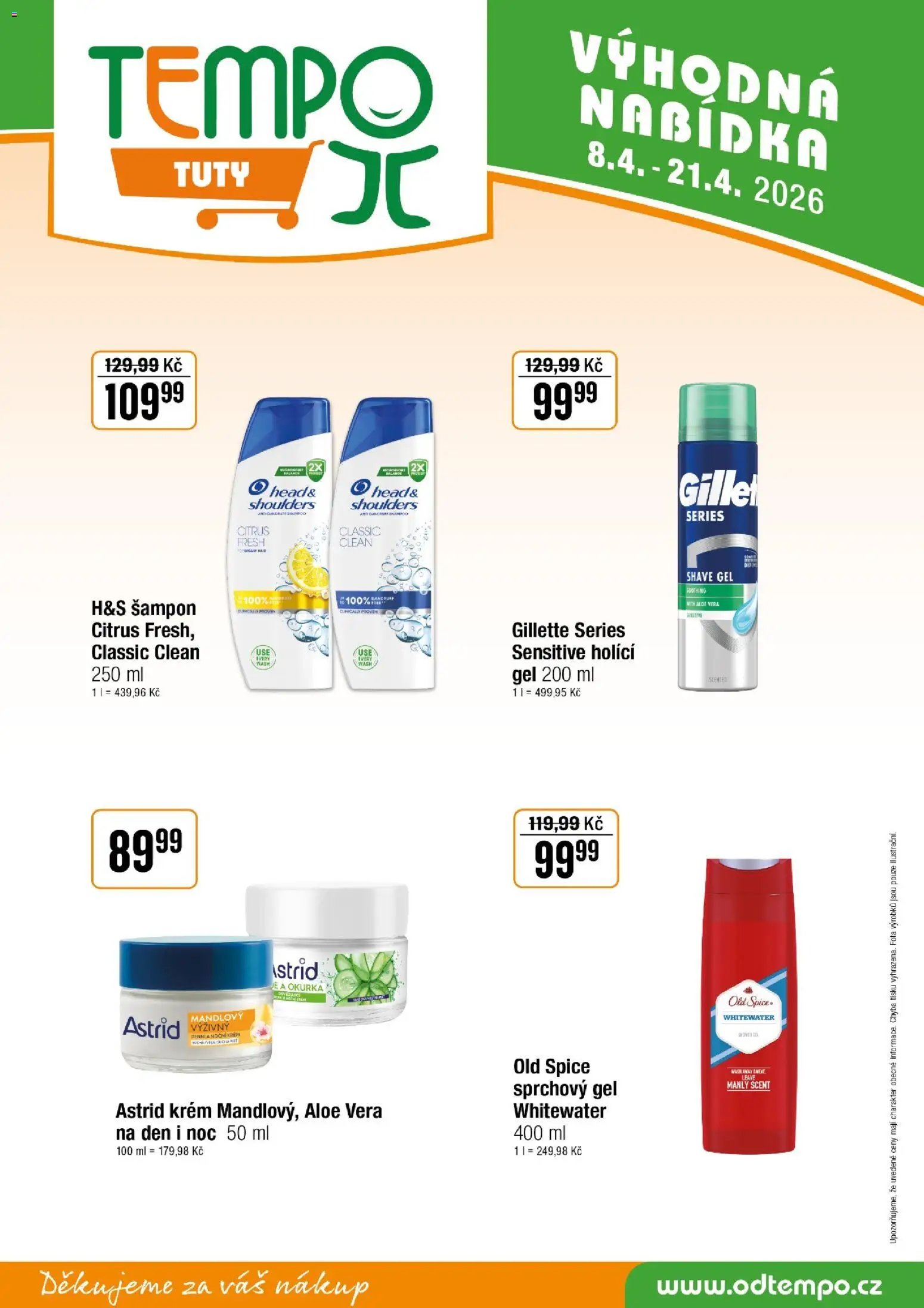 Tempo leták - Tuty (2026-04-08 - 2026-04-21)