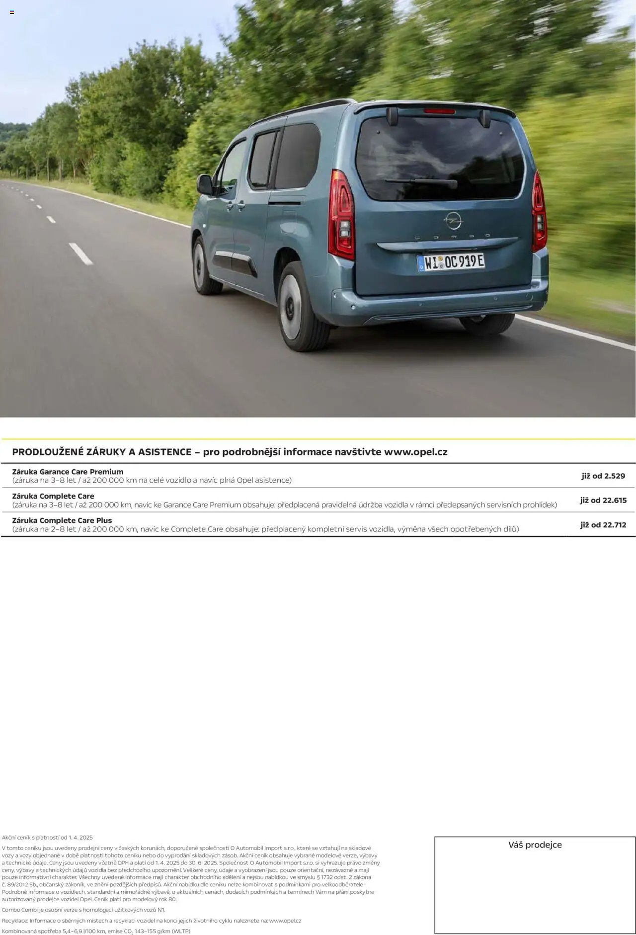 Opel katalog - Combo (2025-04-25 - 2026-02-28)