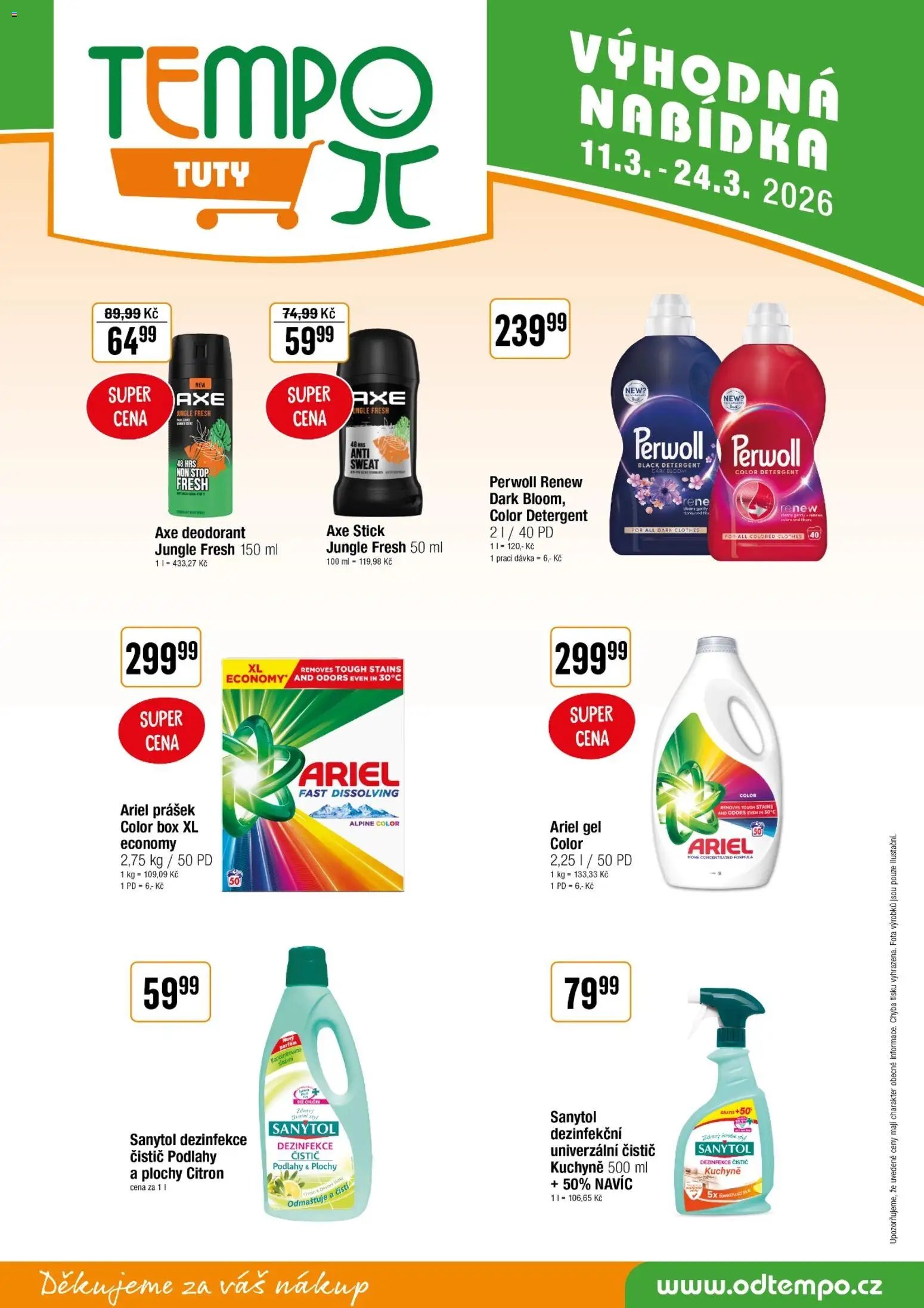 Tempo leták - Tuty (2026-03-11 - 2026-03-24)