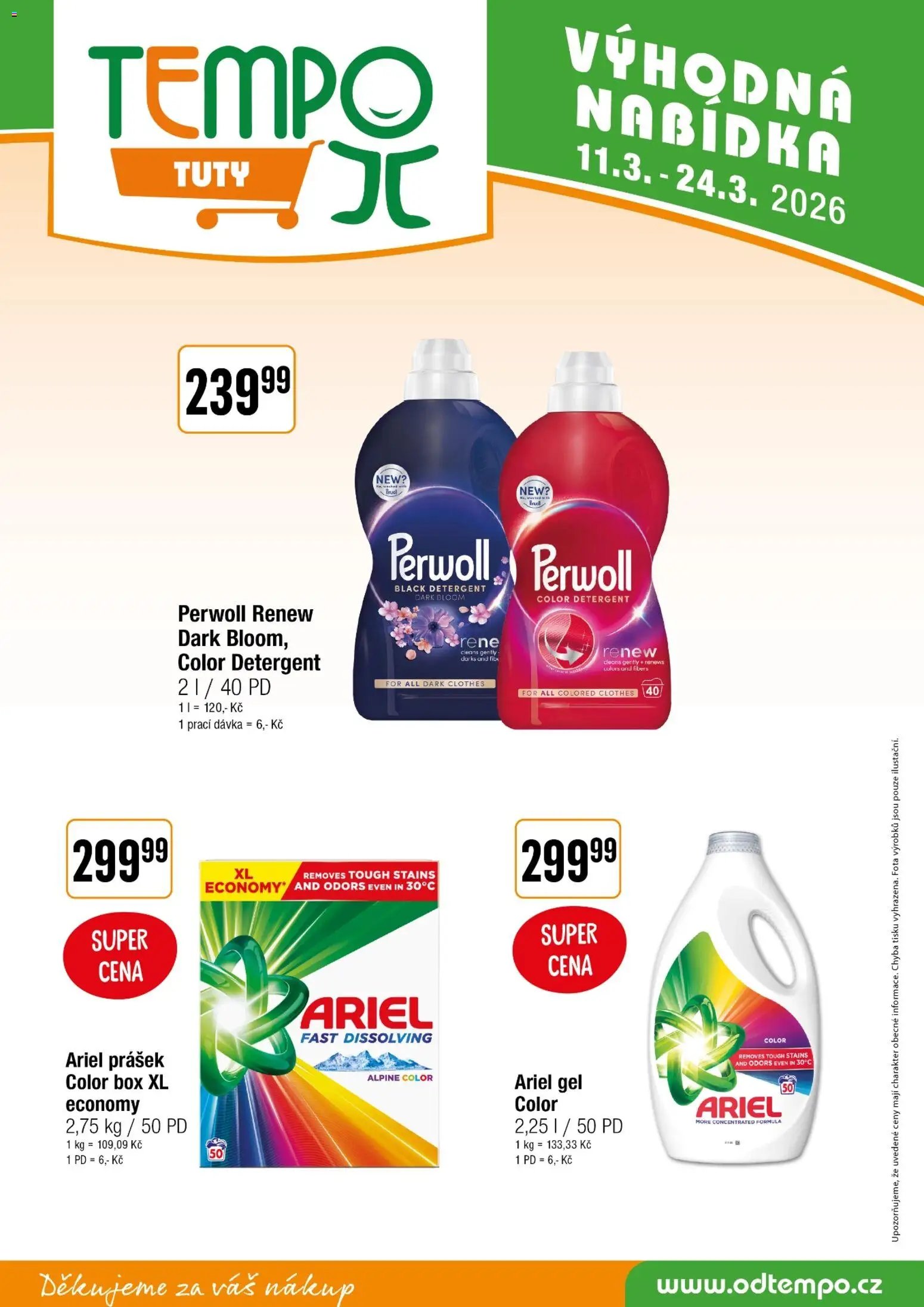 Tempo leták - Tuty (2026-03-11 - 2026-03-24)
