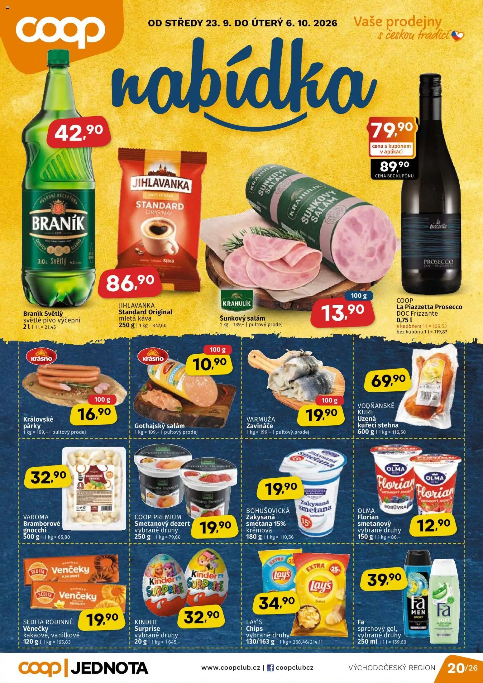 Coop leták - Východočeský region