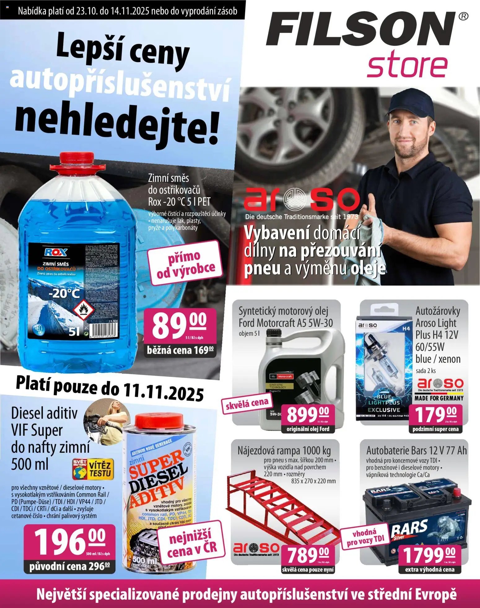 FILSON Store - Lepší ceny autopříslušenství nehledejte! (2025-10-23 - 2025-11-14)