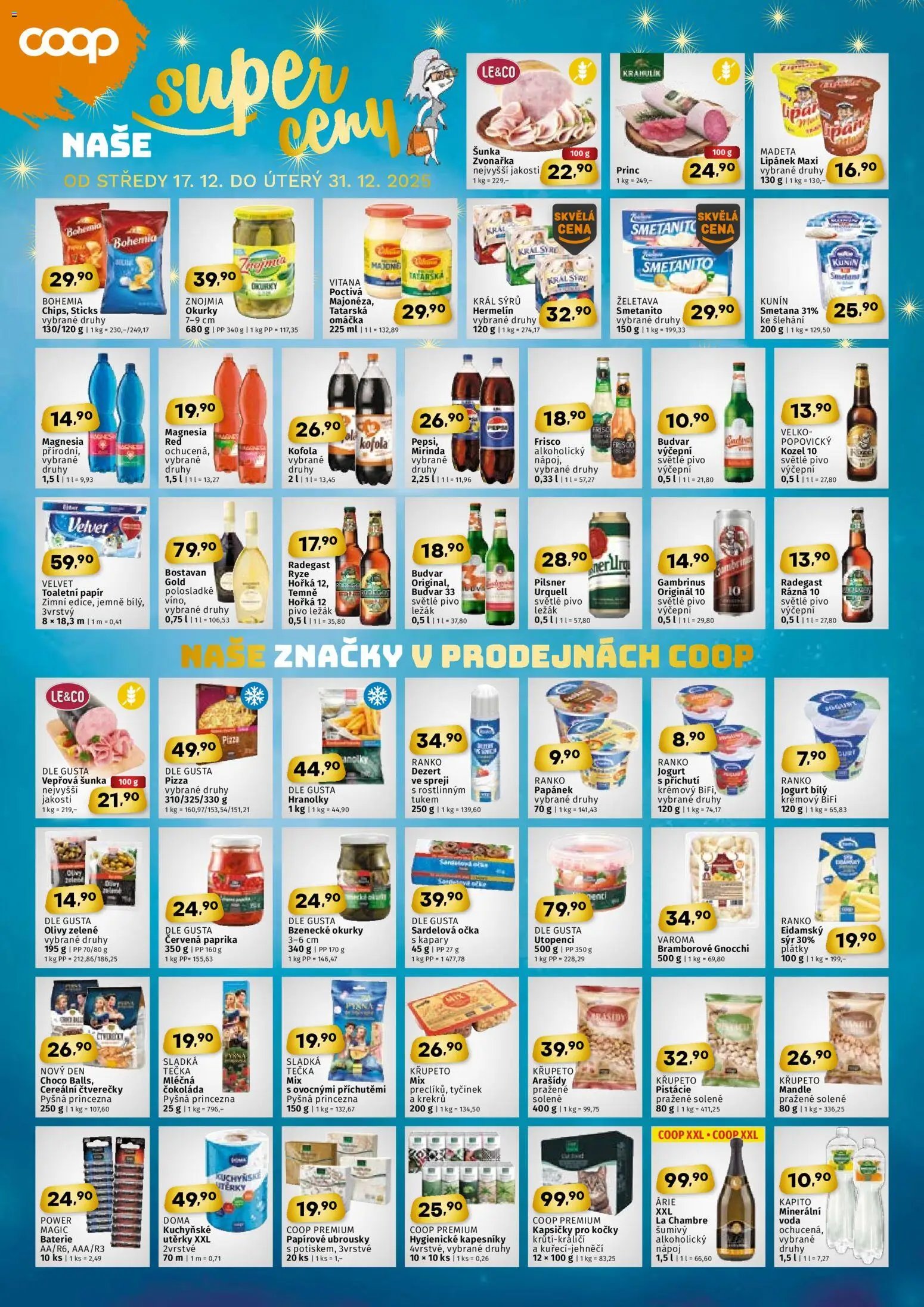 Coop leták - Jihočeský region (2025-12-17 - 2025-12-31)
