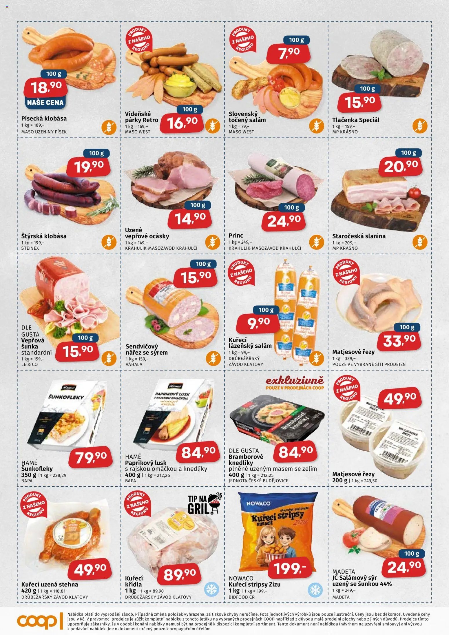 Coop leták - Západočeský region