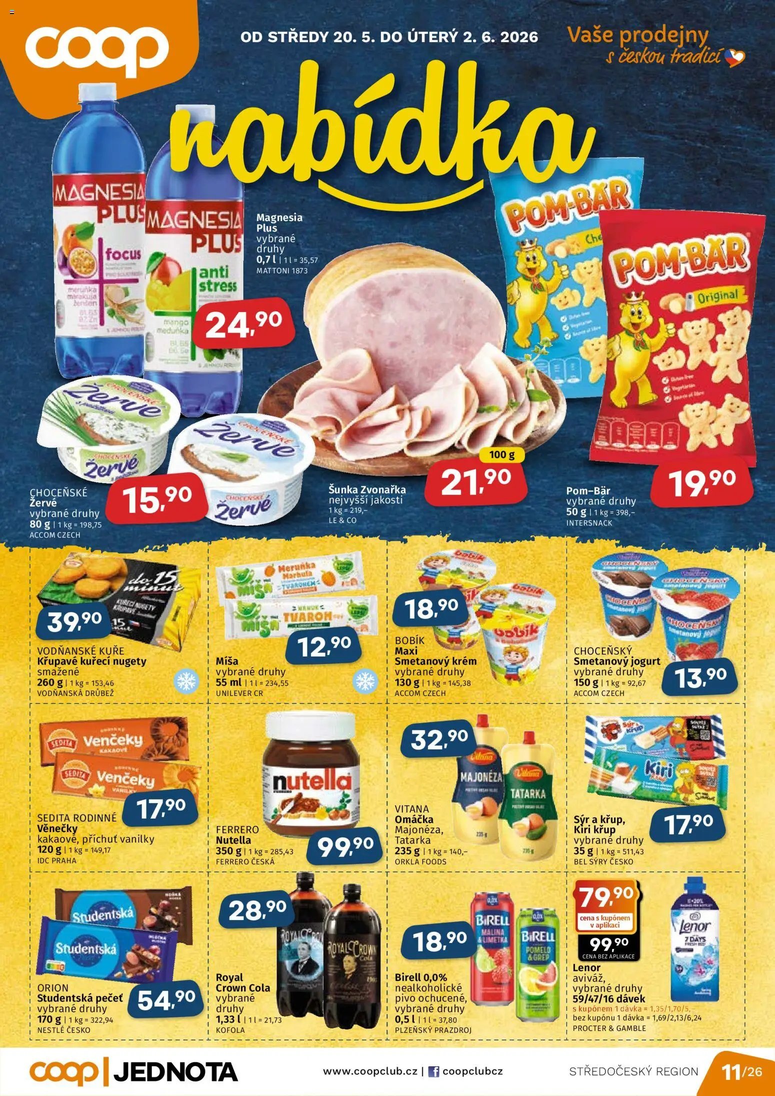 Coop leták - Středočeský region (2026-05-20 - 2026-06-02)