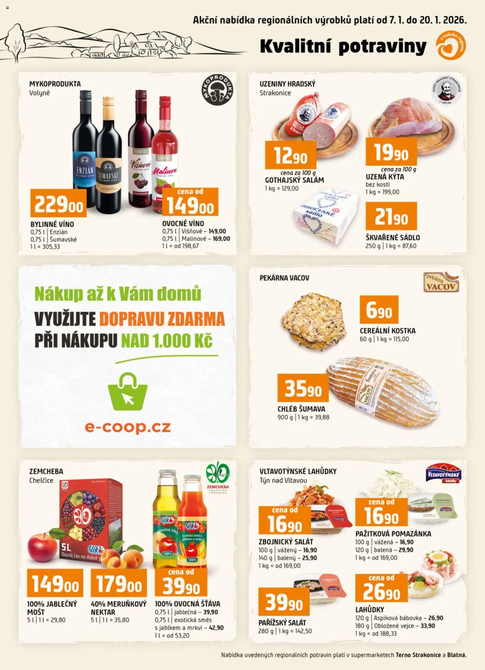 Terno leták - Blatná, Strakonice (2026-01-07 - 2026-01-13)
