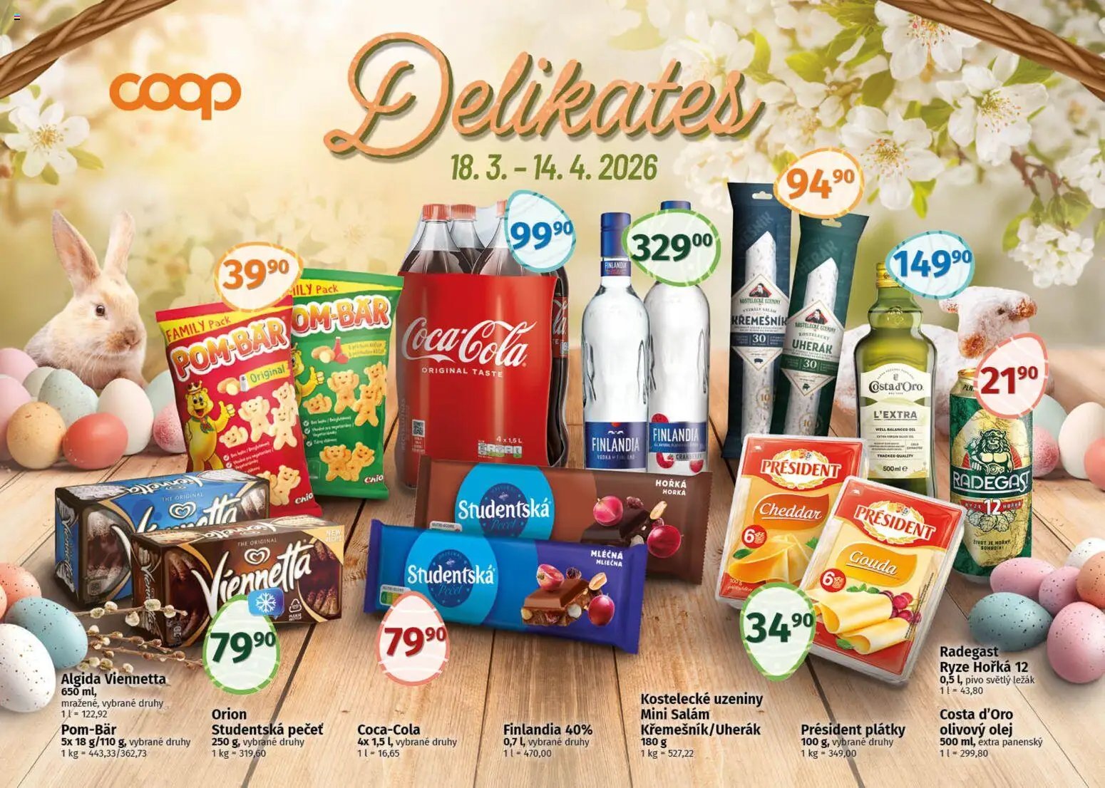 Coop leták - Delikates Velikonoce (2026-03-18 - 2026-04-14)
