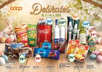 Coop leták - Delikates Velikonoce (2026-03-18 - 2026-04-14)