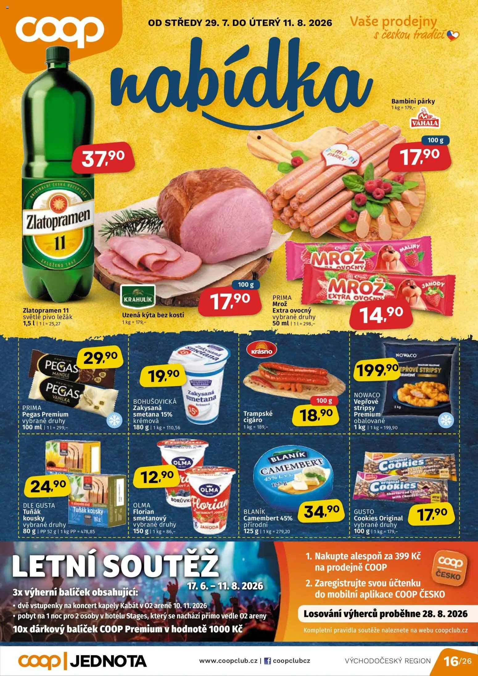Coop leták - Východočeský region
