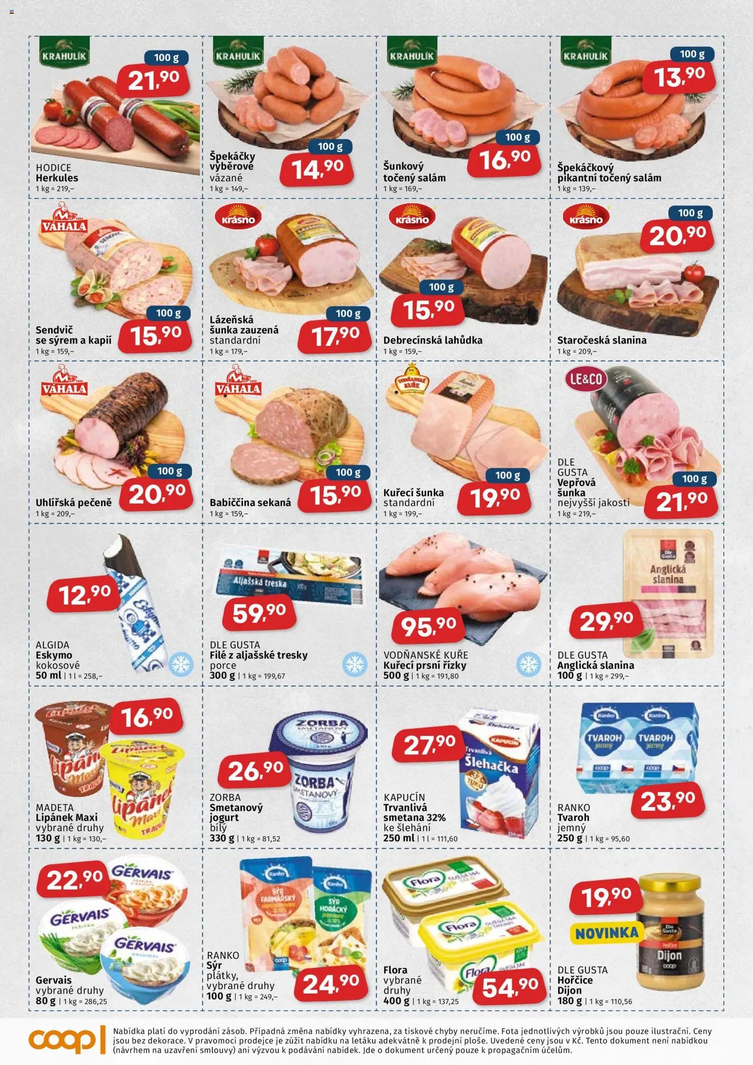 Coop leták - Východočeský region