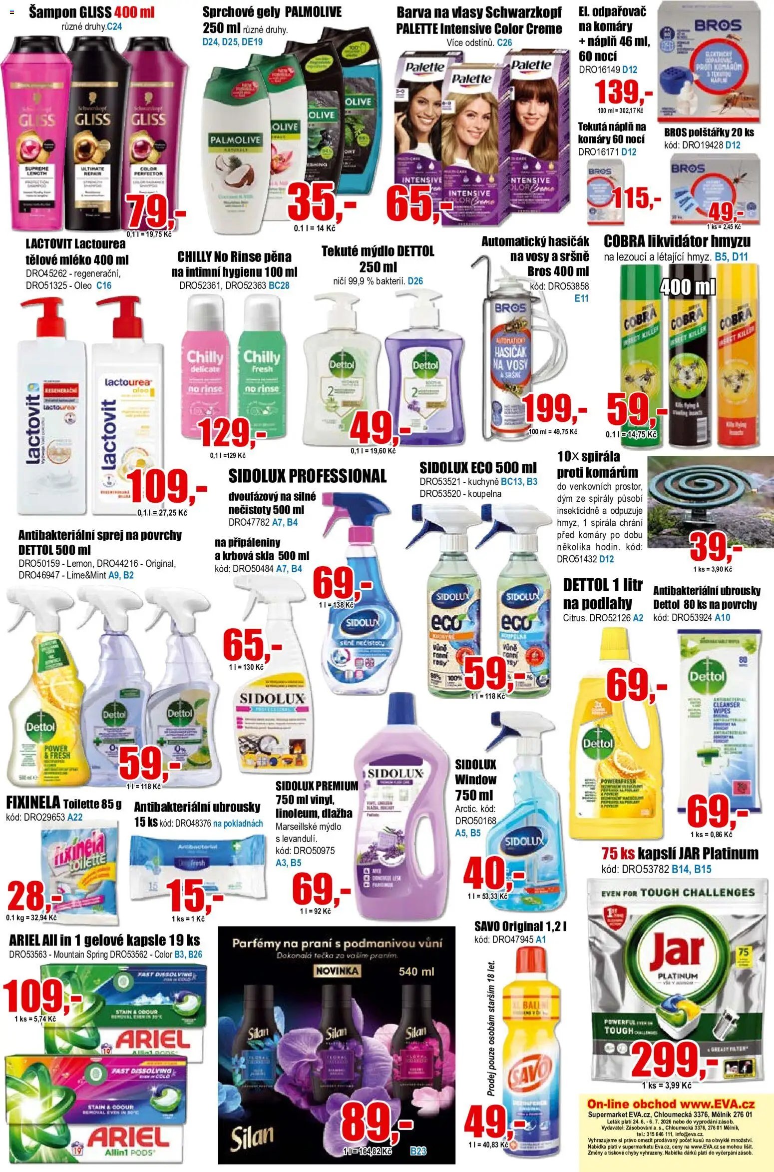 Eva supermarket leták