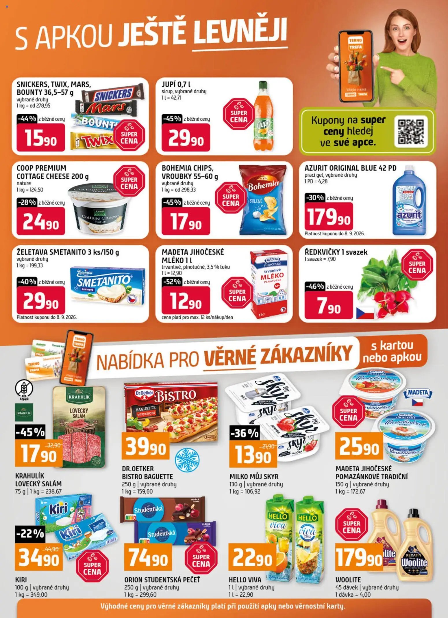 Terno leták - Nabídka pro věrné zákazníky