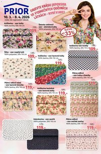 Prior - Akční Nabídka Látek A Bytového Textilu (2026-03-10 - 2026-04-08)