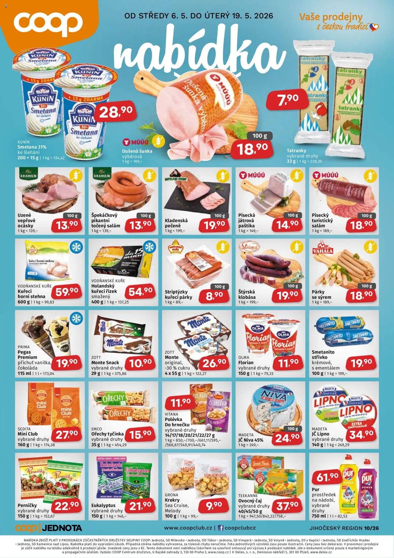 Coop leták - Jihočeský region (2026-05-06 - 2026-05-19)