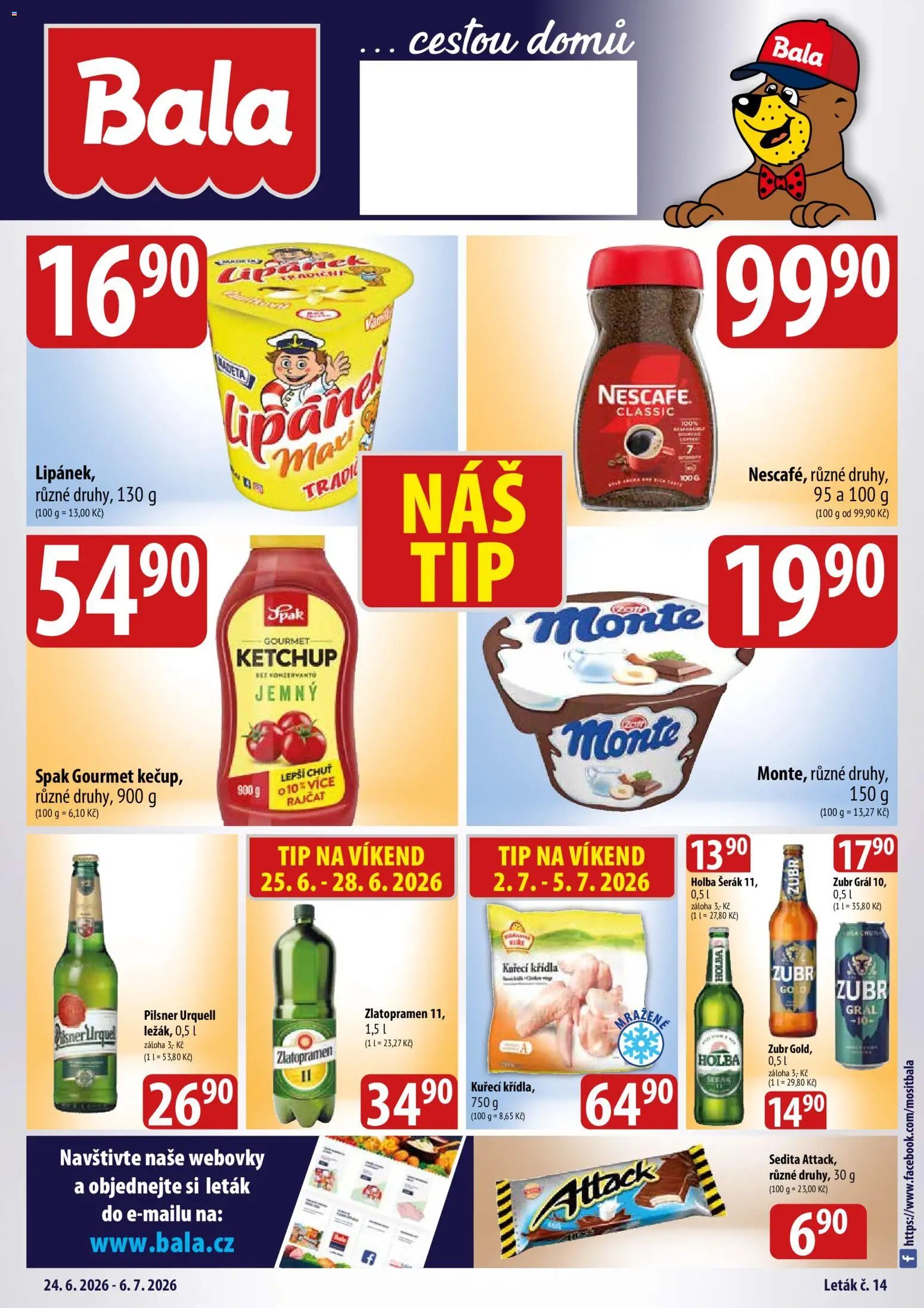 BALA velký leták Holba +