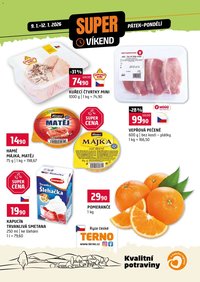 Terno leták - Super víkend (2026-01-09 - 2026-01-12)