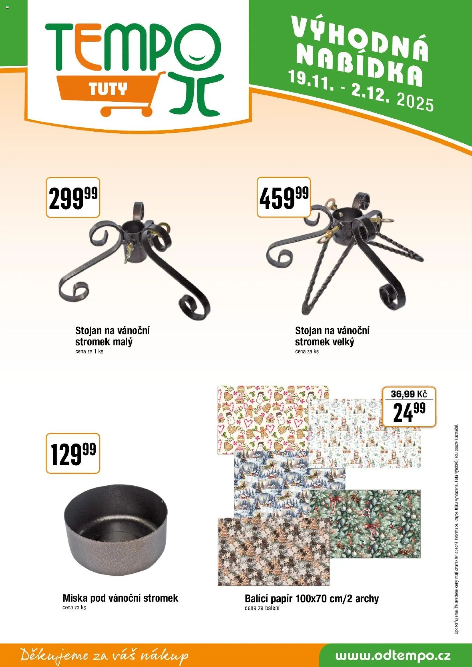Tempo leták - Tuty (2025-11-19 - 2025-12-02)